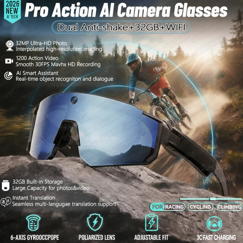Axios  Smart Bluetooth and Camera Sunglasses