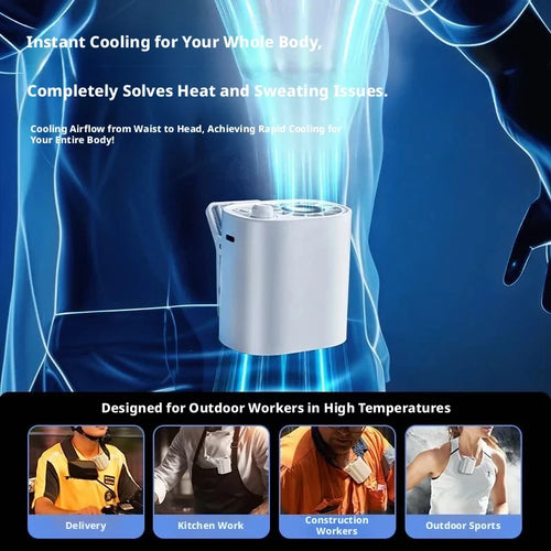 Seametal Portable Clip-On Car Fan