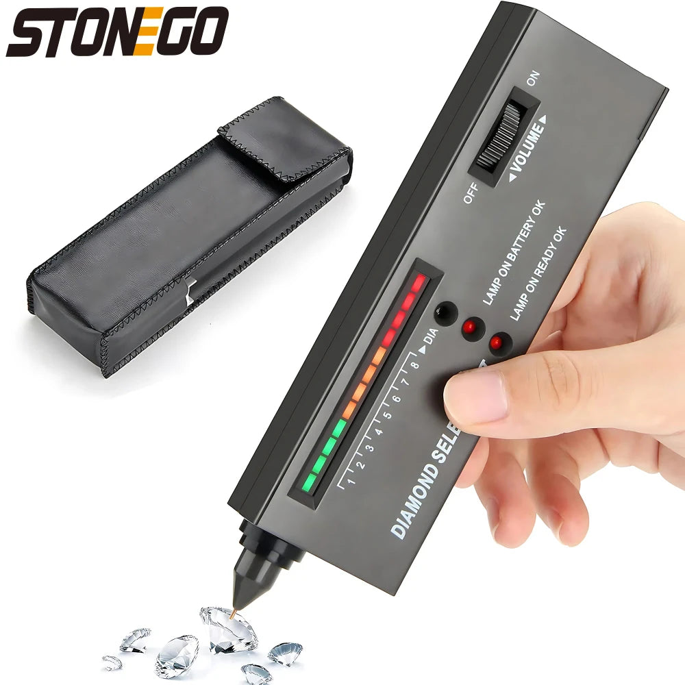 2 Professional Diamond Tester Pen Portable Jewelry Gemstone Testing Tool
