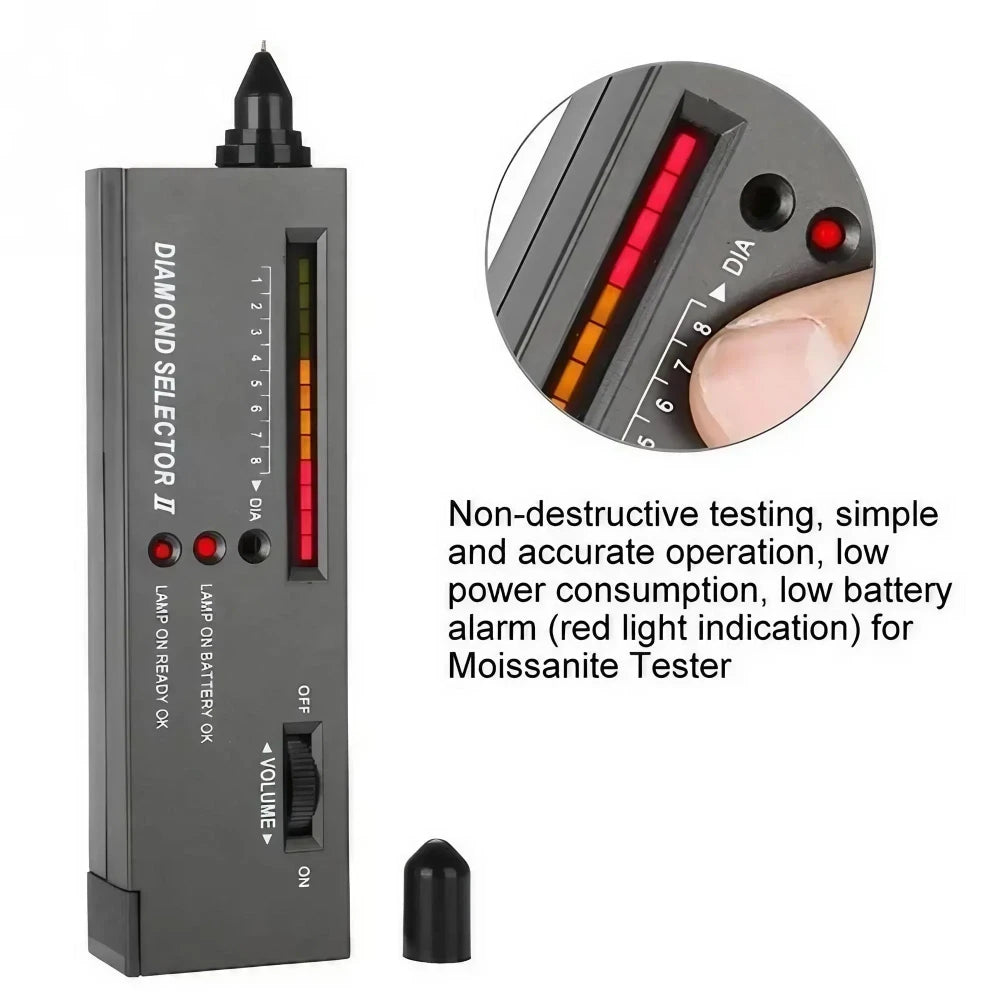 2 Professional Diamond Tester Pen Portable Jewelry Gemstone Testing Tool