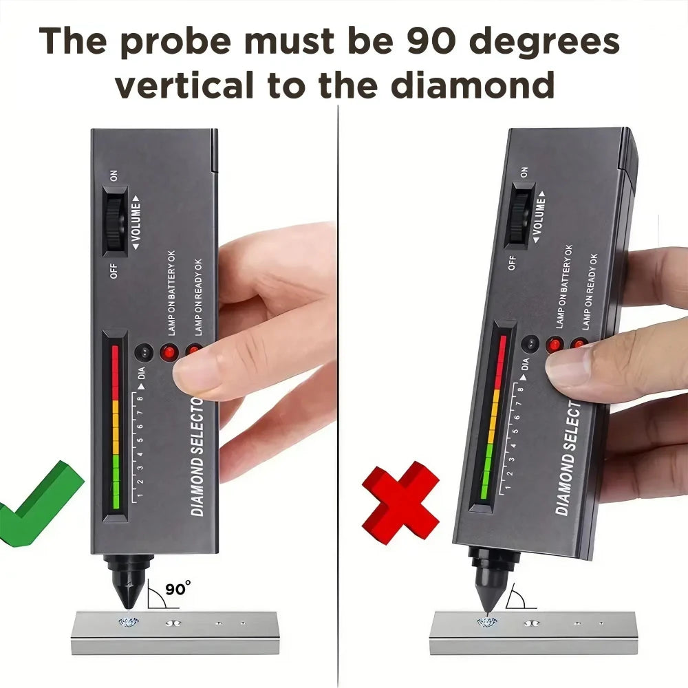 2 Professional Diamond Tester Pen Portable Jewelry Gemstone Testing Tool