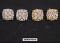 925 Silver Moissanite Stud Earrings D/VVS1 Iced Out Passes Tester Dallas Jewelers